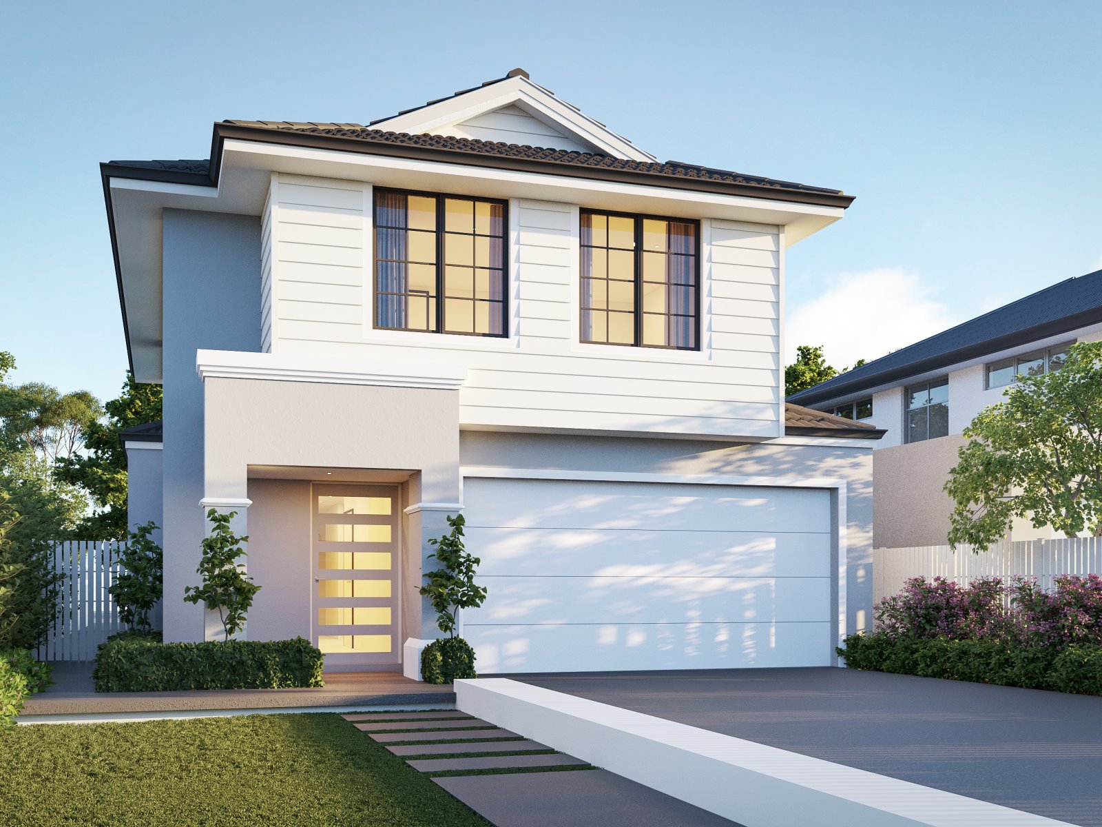 Hampton elevation 2 storey